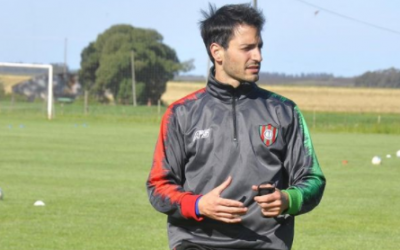 Lucas Baldino dirigió su primera práctica