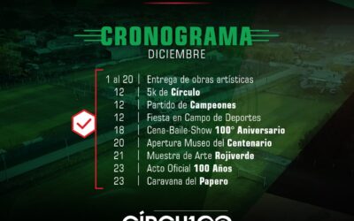 Cronograma de actividades por el Centenario
