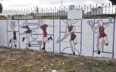 Hermosos murales en la Sede